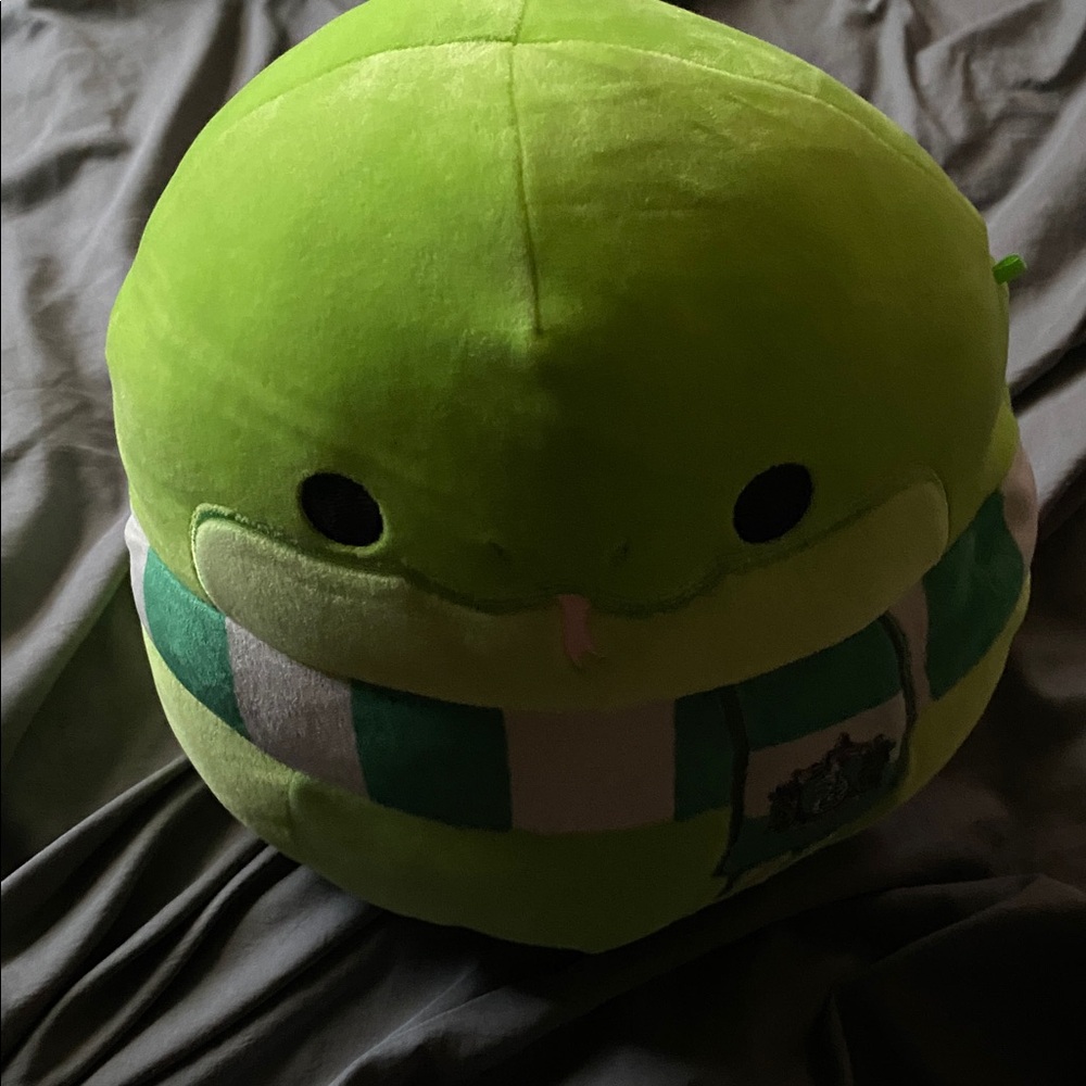 Green Stuffed Snake Toy